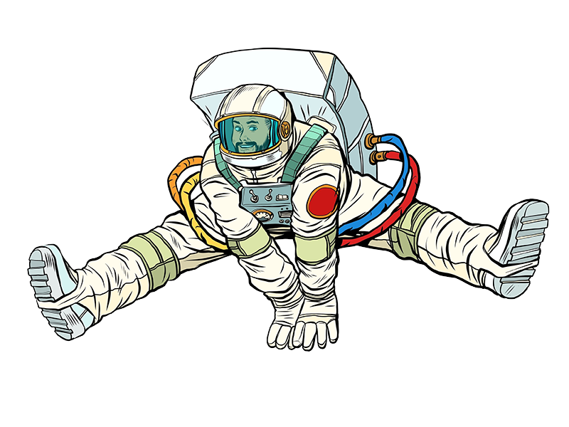 Astronaut Hurdling